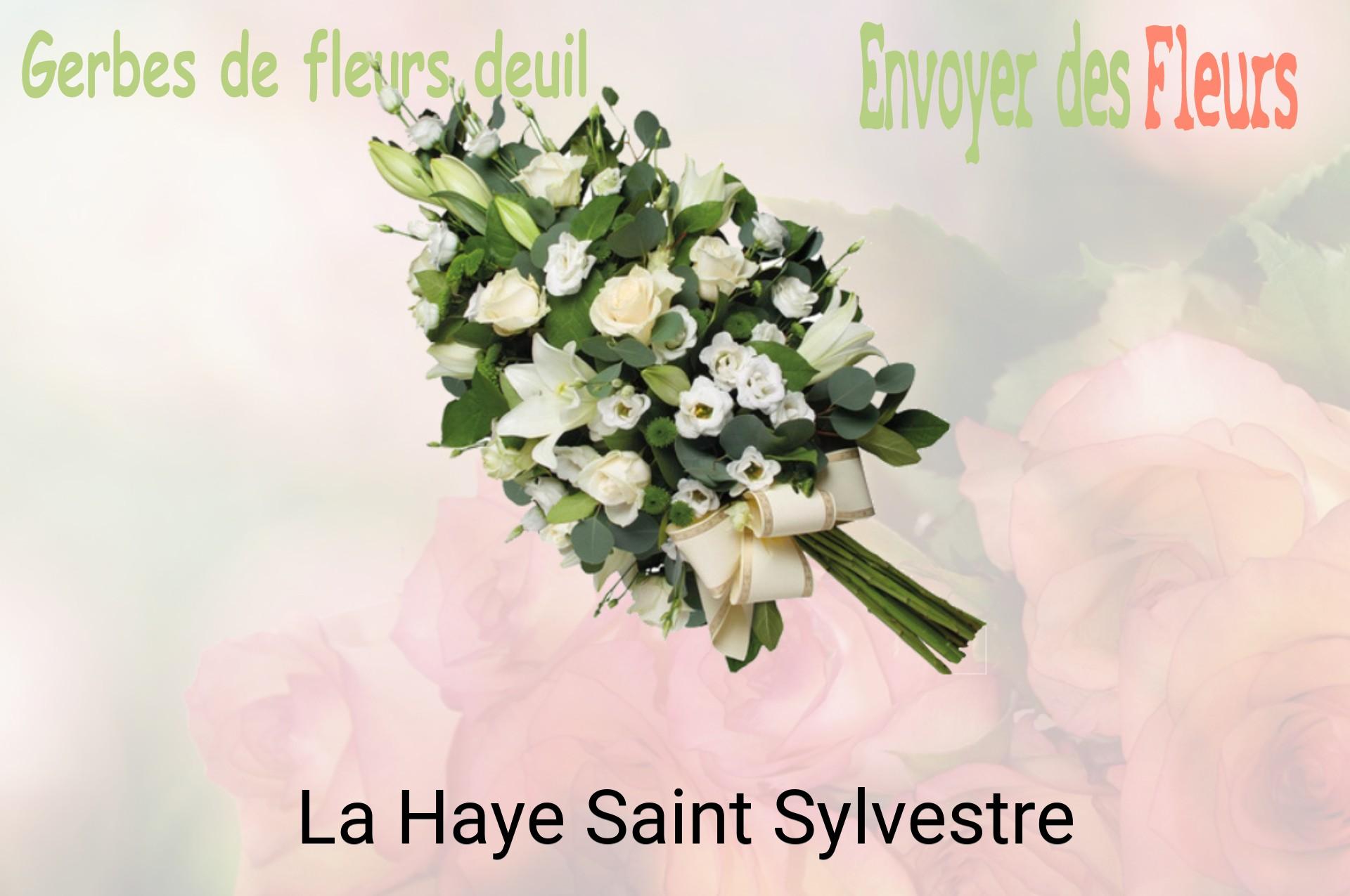 Gerbe de fleurs de deuil livrée à La Haye-Saint-Sylvestre